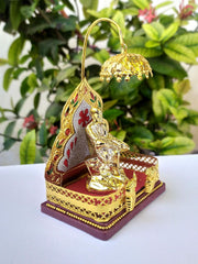 SHINDE EXPORTS Plastic Shirdi Saibaba Temple Idol/Statue for Car Dashboard (Design 6, Medium)