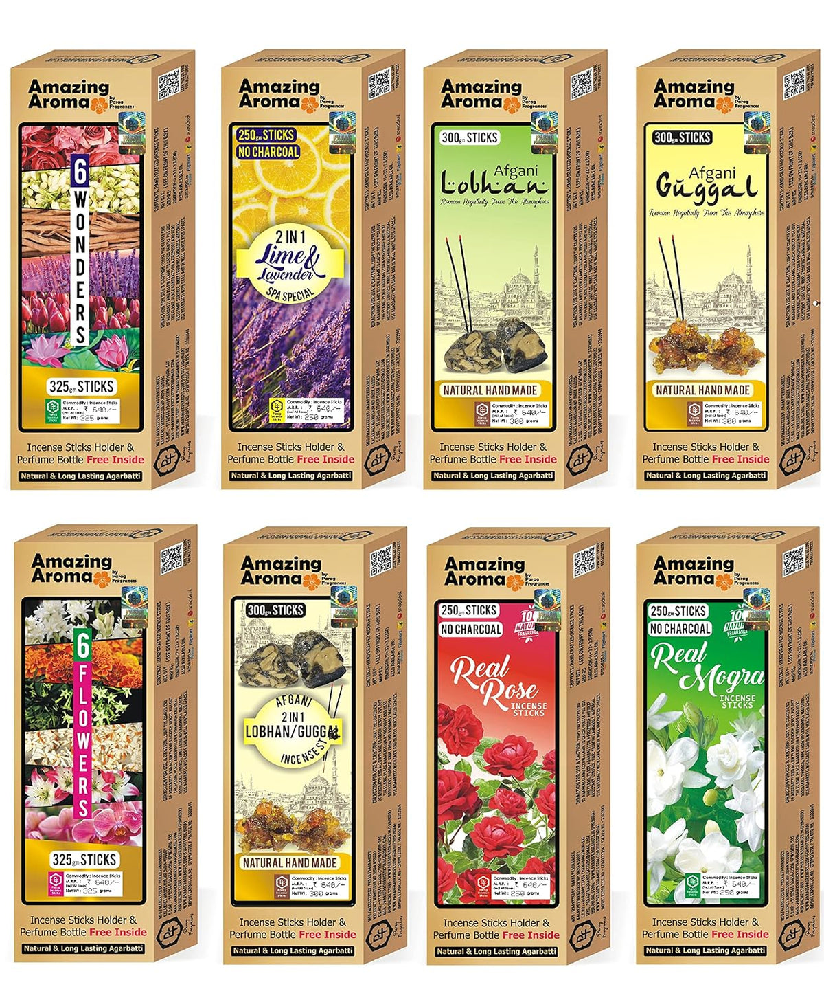 Parag Fragrances Musk Amber Agarbatti 250gm / Best Combination of Kasturi Musk & Amber Solid in Incense Sticks / मस्क अंबर अगरबत्ती / 24 Hours Long Last Fragrance/Natural Masala Incense Sticks