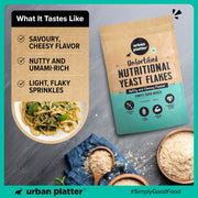 Urban Platter Unfortified Nutritional Yeast Flakes, 500 g (Plant Based | Nutty and Cheesy | Nooch)