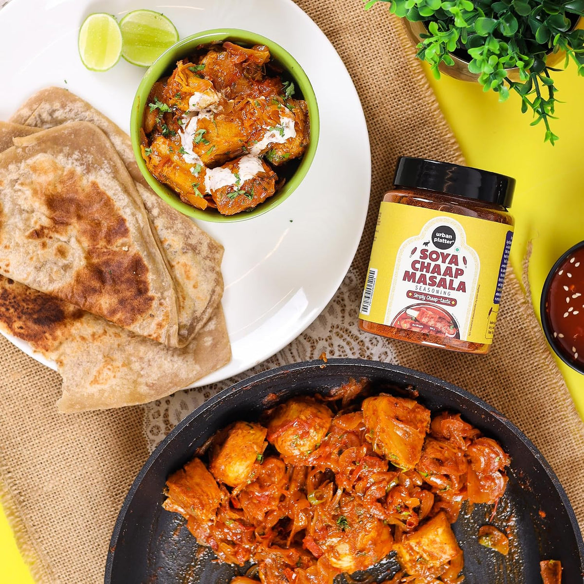 Urban Platter SOYA Chaap Masala Seasoning, 150g