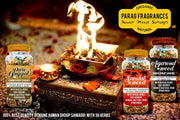 Parag Fragrances Agar Oud Hawan Dhoop Samagri with 36 Types of Herbs/Hawan Samagri for Dhoop, Hawan or Yagya (150gm)