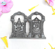 SHINDE EXPORTS Venkateshwara Swamy Tirupati Balaji Padmavati Devi Goddess Idol (Grey)