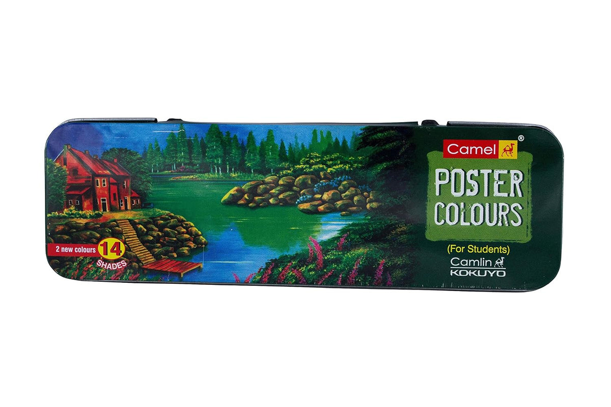Camel Camlin Kokuyo Oil Pastel (50 Shades) Camlin Kokuyo Student Poster Color - 10ml Each, 14 Shades