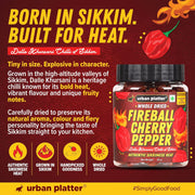 Urban Platter Fireball Cherry Pepper, 30g (Whole & Dried | Dalle Khursani Chilli of Sikkim |Hot & Fiery)