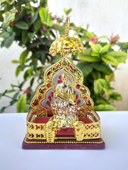 SHINDE EXPORTS Plastic Shirdi Saibaba Temple Idol/Statue for Car Dashboard (Design 6, Medium)