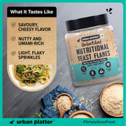 Urban Platter Nutritional Yeast Flakes, 70g (Unfortified | Plant Based | Nutty and Cheesy Flavour)