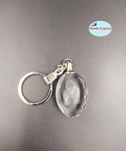 SHINDE EXPORTS Shirdi Saibaba Crystal Key Chain for car Bike and Home