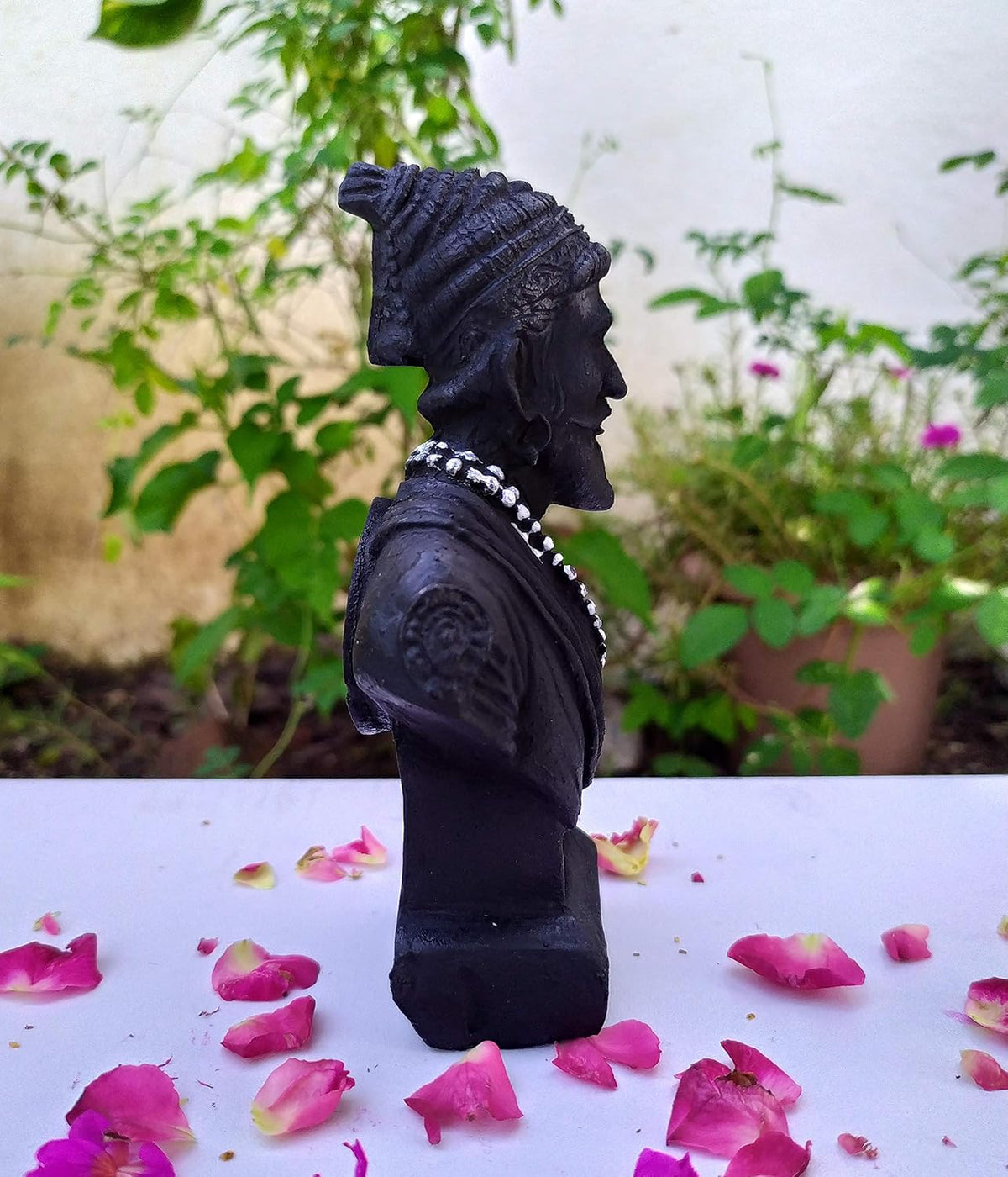 SHINDE EXPORTS Shivaji maharaj Statue | Shivaji maharaj Idol for car Dashboard 5 inches