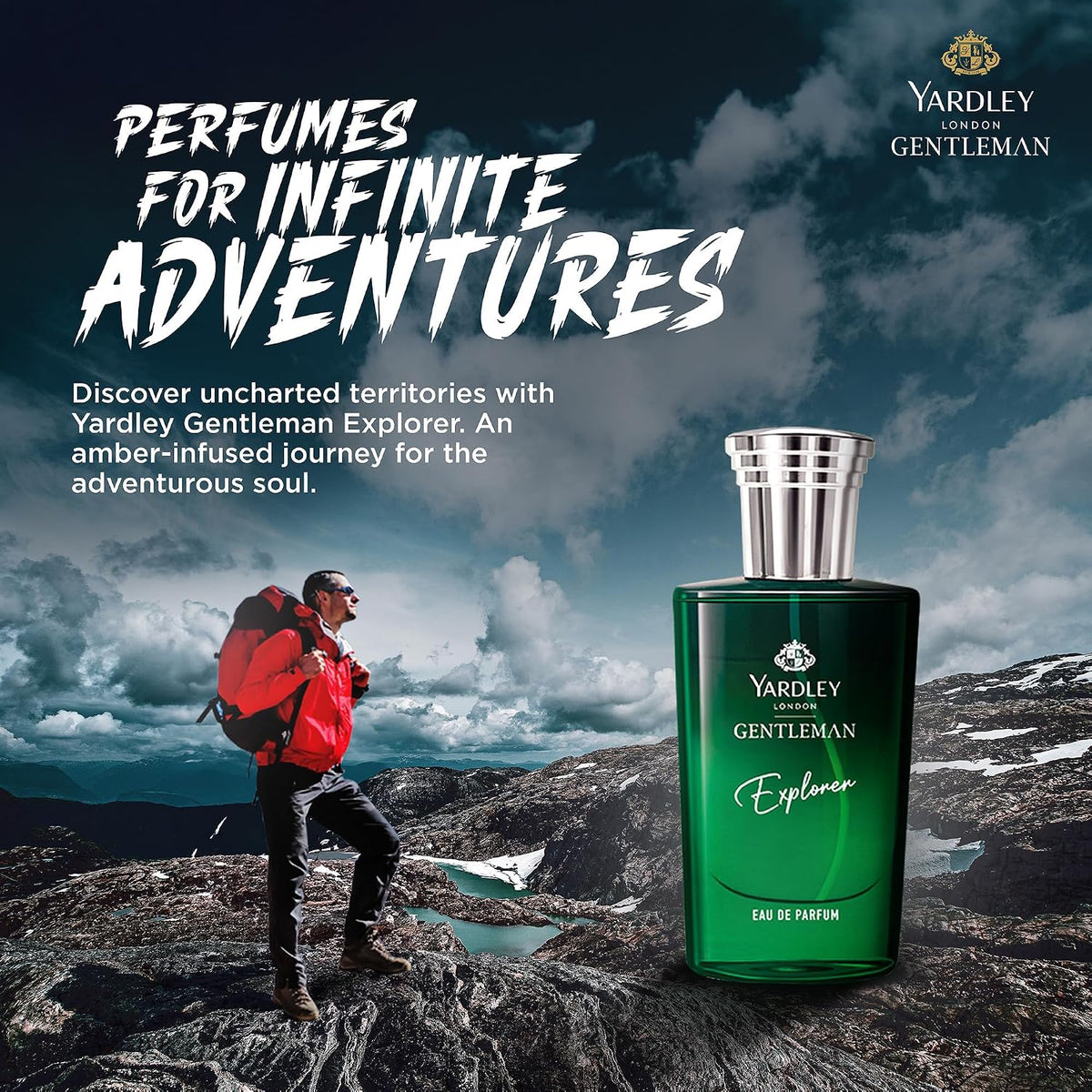 Yardley London Gentleman Explorer|England's Finest Fragrance|EDP Perfume For Infinite Adventure|30 ml