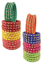 NMII Bangle Set for Women (Multi-Colour)