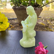 SHINDE EXPORTS shirdi saibaba Idol Radium/Radium saibaba/Radium saibaba Statue/saibaba Idol for car Dashboard Radium 4.5 inches