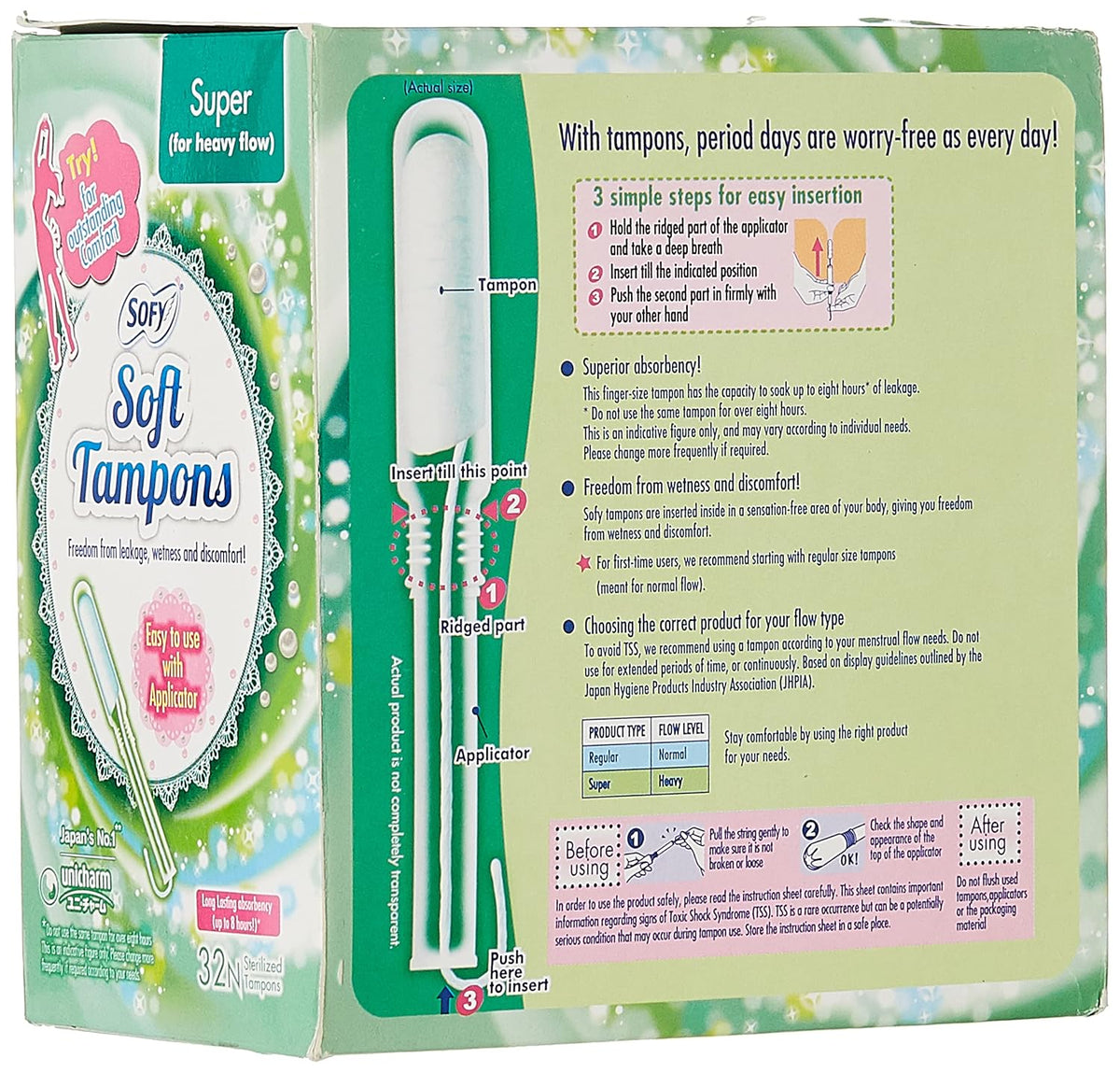 Sofy Soft Tampons - 32 Pieces (Super)