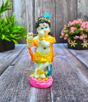 SHINDE EXPORTS Krishna Idol/Krishna Idol for car Dashboard/Krishna murti 5.5 inches