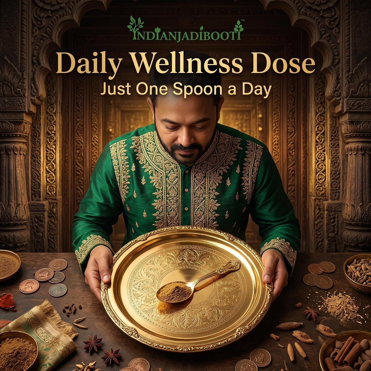 IndianJadiBooti Pure Kuda Chhal Powder (Kutaj Bark) | Raw Botanical for Digestive Comfort, Gut Harmony & Traditional Ayurvedic Vitality (100 Grams)
