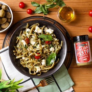 ⁠Urban Platter Italian Basil Pesto Seasoning, 75g (Instant & Flavourful | Plant-based | Perfect for Pasta, Salads, Snacks)