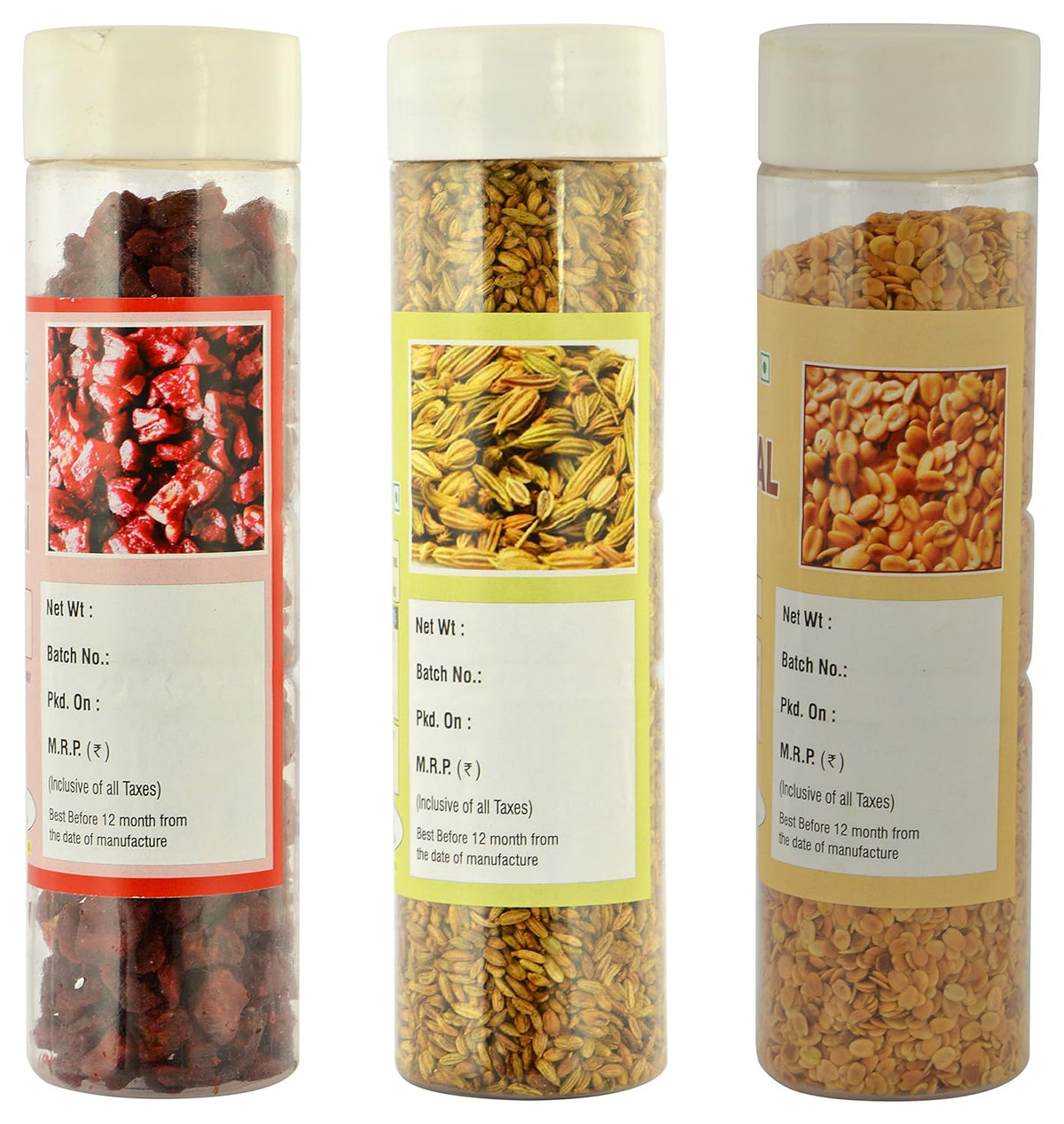 Dilkhush Khajoor Ki Supari and Roasted Sauf and Dhaniya Dal, 800 g (Combo of 6)