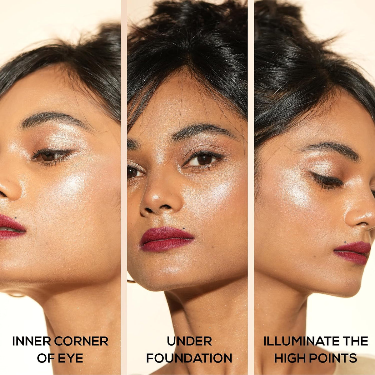 INSIGHT Professional Liquid Highlighter - Fire Glow | Glowly Finish | Waterproof & Smudgeproof | Multiuse - 25g (Pack of 2)