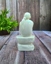 SHINDE EXPORTS Shirdi Saibaba Marble Idol for car Dashboard and Gifting (6 inches)