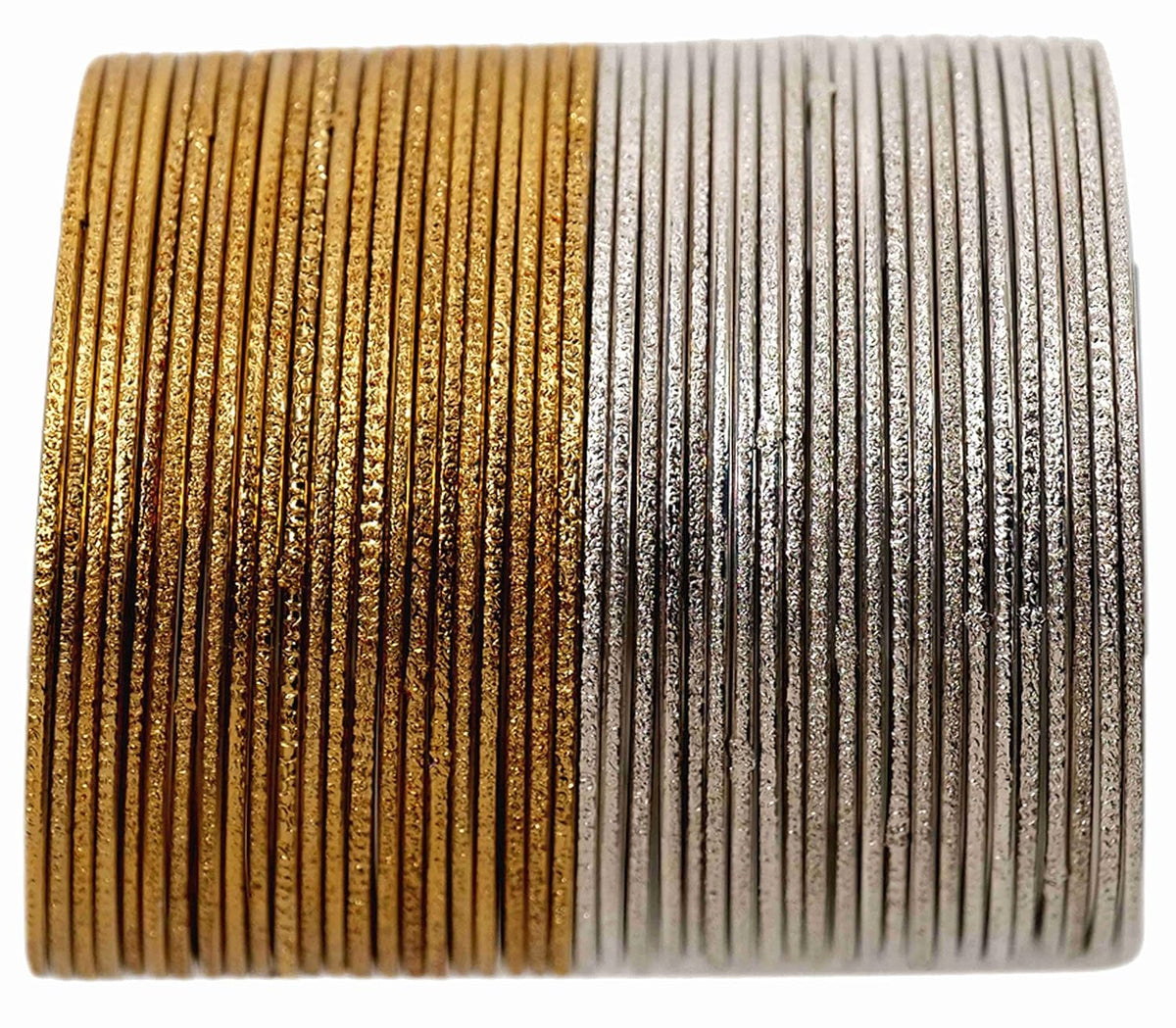 NMII Non-Precious Metal Base Metal Glossy Finished Bangles Set For Women and Girls