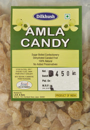 Dilkhush Amla Candy Dried Indian Sweet Gooseberry Amla, 450 g