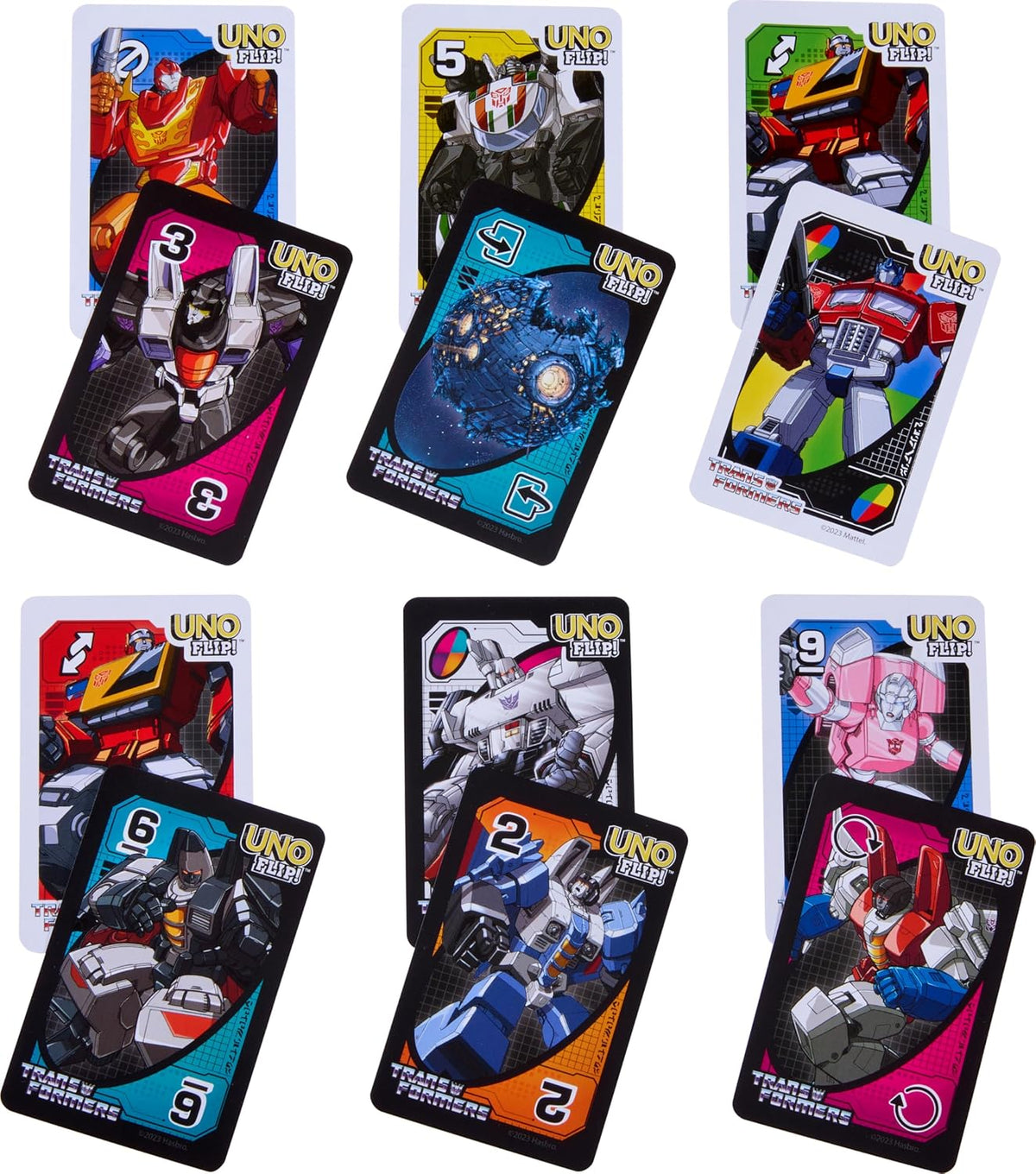 Mattel Games UNO Flip! Transformers