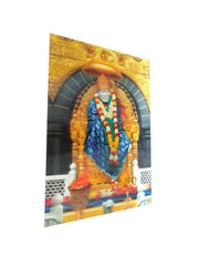 SHINDE EXPORTS Saibaba 3D Photo Poster with Amazing Embossing Effect 8x11 inches