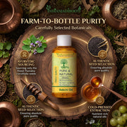 IndianJadiBooti Pure Bakuchi Oil | 100% Natural Traditional Botanical Extract | Supports Healthy-Looking Skin & General Wellness| 50ml