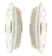 NMII Alloy Metal Gold Plated Bangles Set For Women & Girls Studded Zircon Stone | Stylish Diamond Bangles | Women's bangles | Metal Bangles- (Pack of 2)