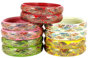 NMII Glass Bangle Set for Women