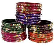 NMII Bangle Set for Women (Multi-Colour)