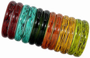 NMII Beautiful Matte Finish Transparent Multicolor Glass Kada for Women & Girls on Different Occasions