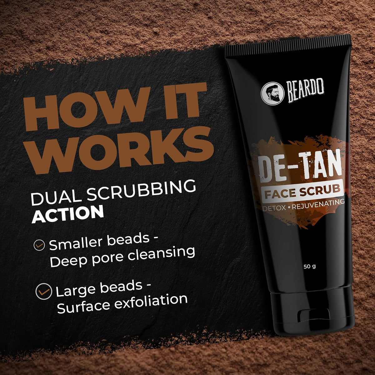 Beardo Ban the Tan Kit | Grooming kit for men | Detan Facewash | Detan Bodywash | Detan Face Scrub | Whisky smoke perfume body spray for men | Rakhi Gift Hamper for Brother | Gift for husband | Gift for boyfriend | Gift for Brother