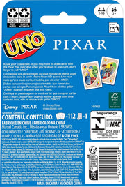 Mattel Games UNO Pixar Card Game, Ages 7+, 2-10 Players