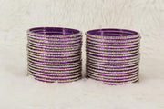 NMII Glass with Polka Dots & Glitter Stylish Fancy Bangles Set For Women & Girls | Glass Bangles | Traditional Women Bangles - Pack of 36 Bangle