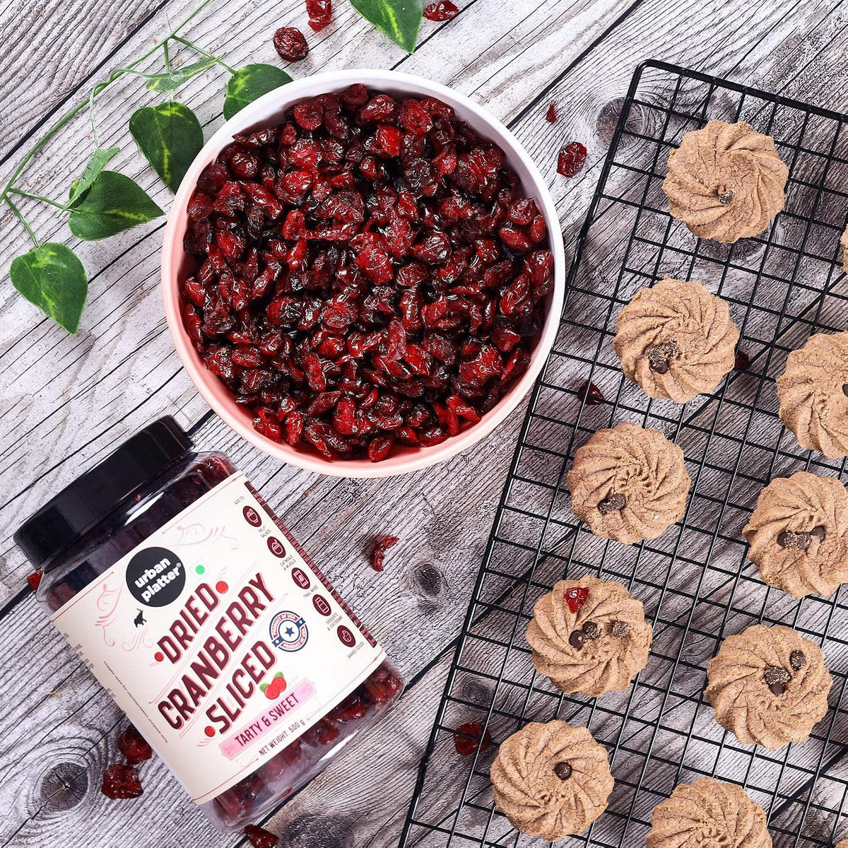 Urban Platter Dried Red Cranberry, 500 g