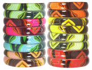 NMII Glass With Texture Pattern Design Kada Set For Women and Girls