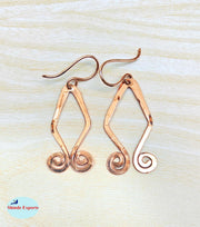 SHINDE EXPORTS copper earrings for women stylish traditional jhumka earring