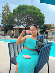 BLUE TEA - Butterfly Pea Flower Tea - 100 Tea Bags - Plant Based | ANTIOXIDANT RICH | Aparajita - Shankhpushpi | Caffeine Free - Detox - Flower Based - Herbal Tea | Ziplock