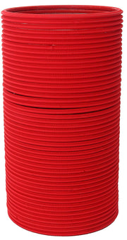 NMII Non-Precious Metal with Base Metal and Zig Zag Pattern Matte Finished Traditional Bangle Set For Women and Girls