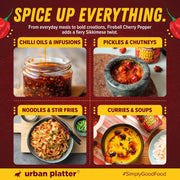 Urban Platter Fireball Cherry Pepper, 30g (Whole & Dried | Dalle Khursani Chilli of Sikkim |Hot & Fiery)
