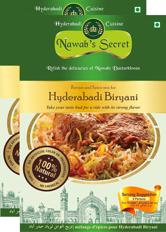 Nawab's Secret Hyderabadi Biryani Masala (Pack of 2)