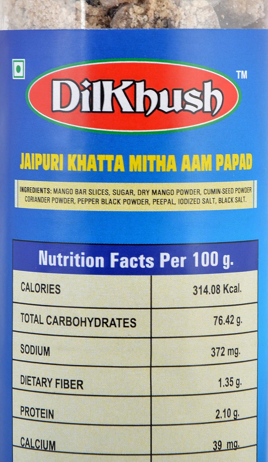 DilKhush Jaipuri Aam Papad, 1200 Grams, Pack of 6