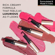 INSIGHT Professional Hydra Luxe Lipstick - Capetown | Satin Finish|Long lasting| Smooth| Hyaluronic Acid| Enriched with Rosehip Oil|Creamy Lipstick|Infused with Hyaluronic Acid - 2.5g