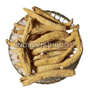IndianJadiBooti Premium Ginseng Root Whole | Supports Natural Energy & Vitality | 100% Raw, Natural & Authentic Jadi Booti (20 Grams)