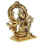 Aalayam Selveer Varahi Amman Statue with Thiruvachi | Varahi Amman Silai with Thiruvachi | Varahi Amman Brass Statue with Thiruvachi 11.5cm Height Brass Gold Colour 1 Piece