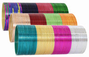 NMII Non-Precious Metal Base Metal With Colourful Plane Bangles Set For Women and Girls