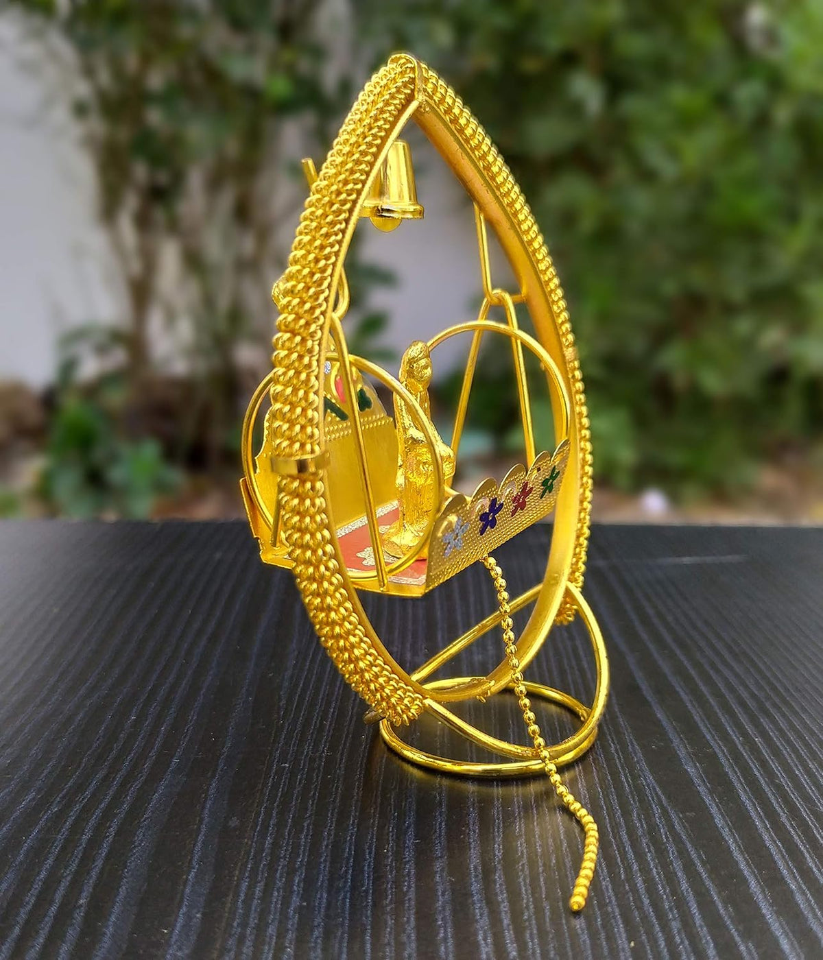 SHINDE EXPORTS Shirdi Sai Baba jhula for car Dashboard Home and Gifting (lamp Shape jhula)