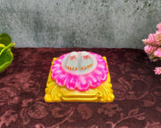 SHINDE EXPORTS Marble charan paduka for god puja (Design 10)