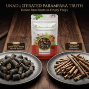 IndianJadiBooti Pure Black Musli Roots (Kali Musli) | Curculigo Orchioides | Traditional Ayurvedic Rasayana for Holistic Vitality, Physical Stamina & Rejuvenation