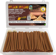 Parag fragrances Hand Crafted, Long Lasting Golden Javadhu Natural Essential oils and Herbs Dhoop Sticks for Prayer (without Charcoal and Bamboo) 200gm Monthly Pack